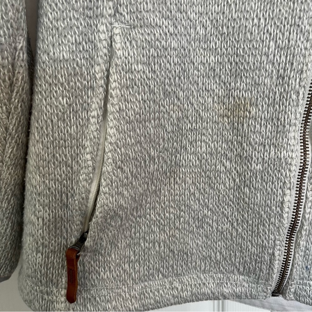 Women’s Columbia Grey Knit Jacket Size M - Picture 4 of 9